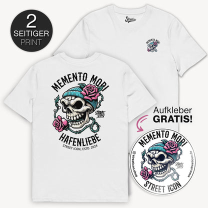 Memento Mori Skull - T-Shirt + Gratis Sticker