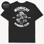 Midnight Running Club T-Shirt mit 2-seitigem Print - Street Icon