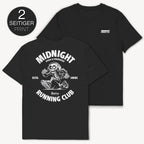 Midnight Running Club T-Shirt mit 2-seitigem Print - Street Icon