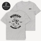 Midnight Running Club T-Shirt mit 2-seitigem Print - Street Icon