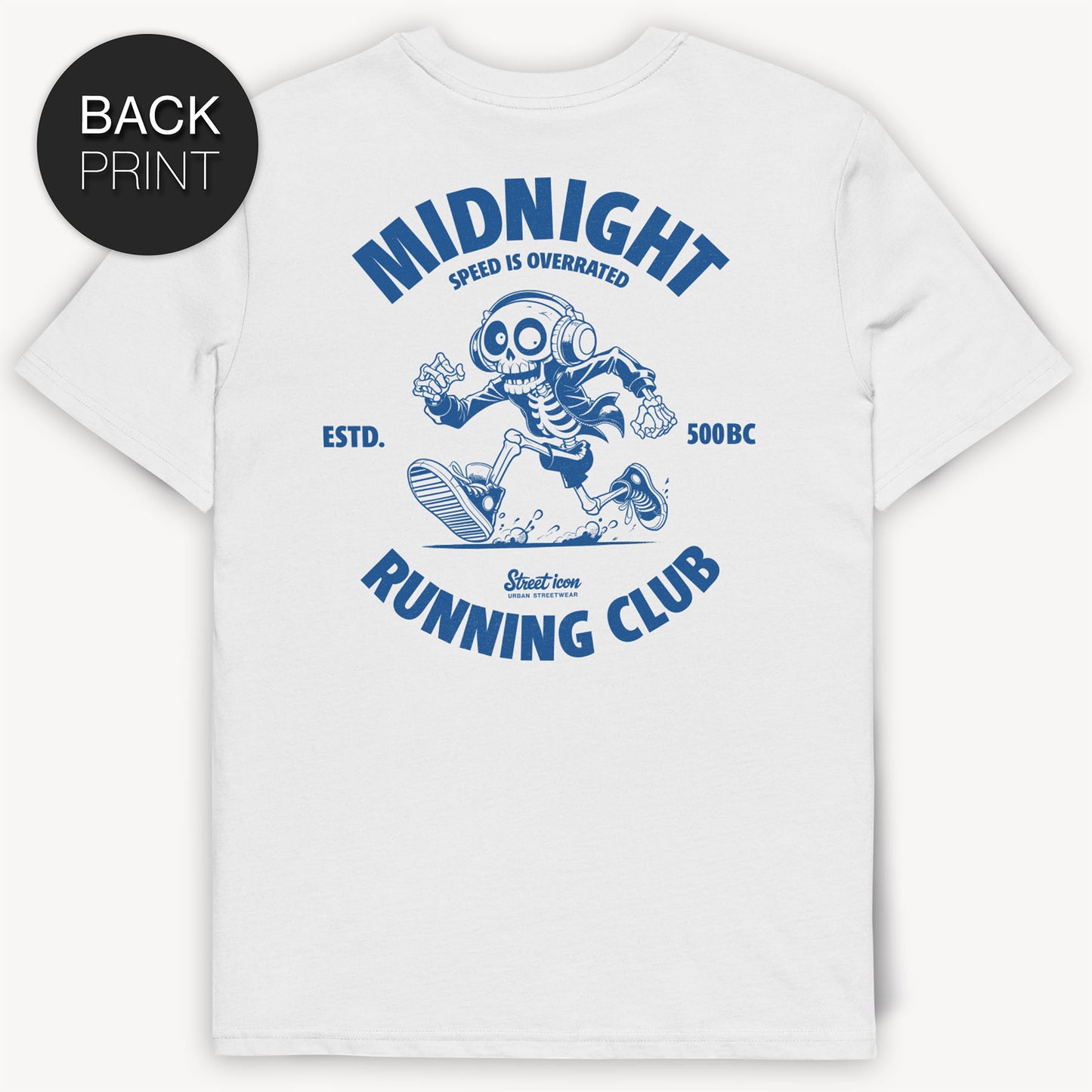 Midnight Running Club T-Shirt mit 2-seitigem Print