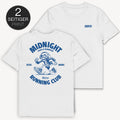 Midnight Running Club T-Shirt mit 2-seitigem Print - Street Icon