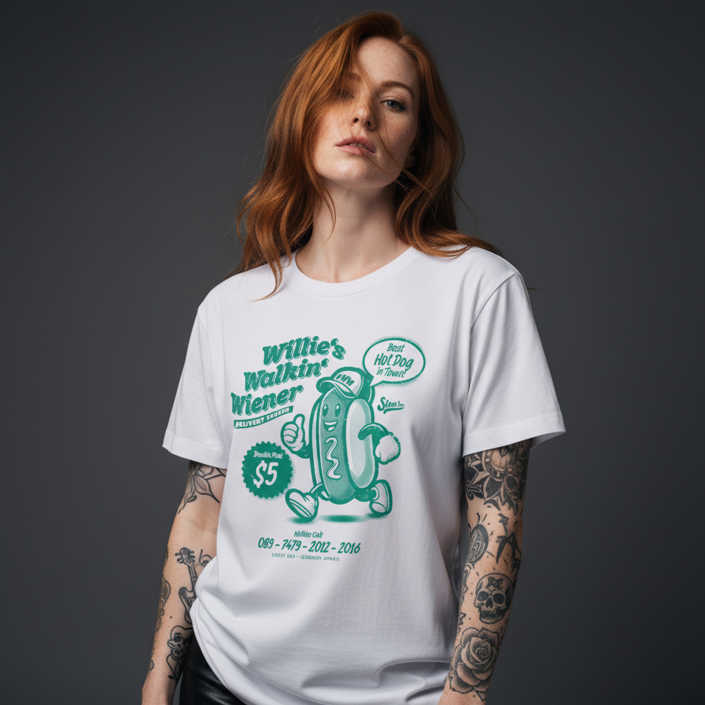 Willie's Walkin' Wiener T-Shirt
