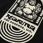 Karma Buddha Premium Hoodie mit 2-seitigem Print