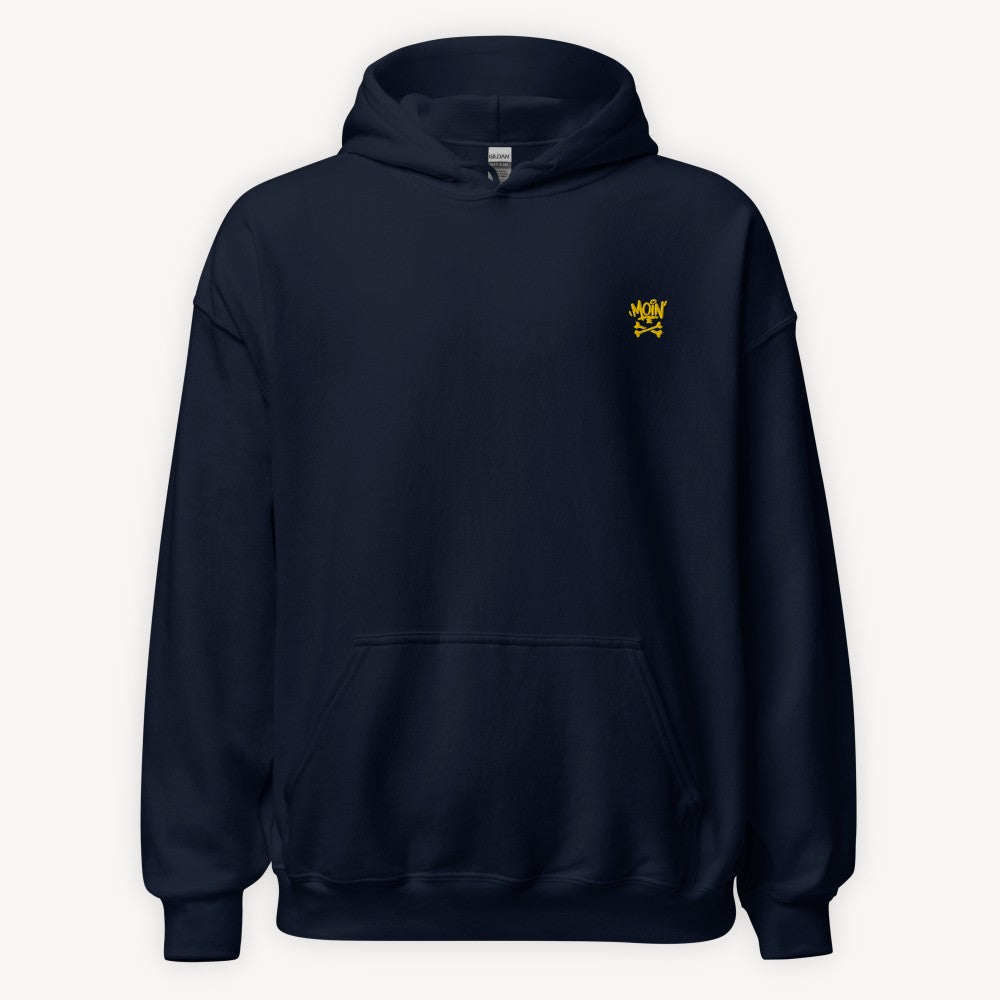 Moin X Hoodie mit Stickmotiv