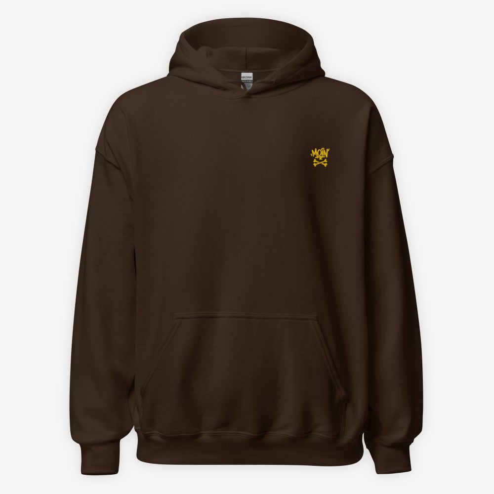Moin X Hoodie mit Stickmotiv
