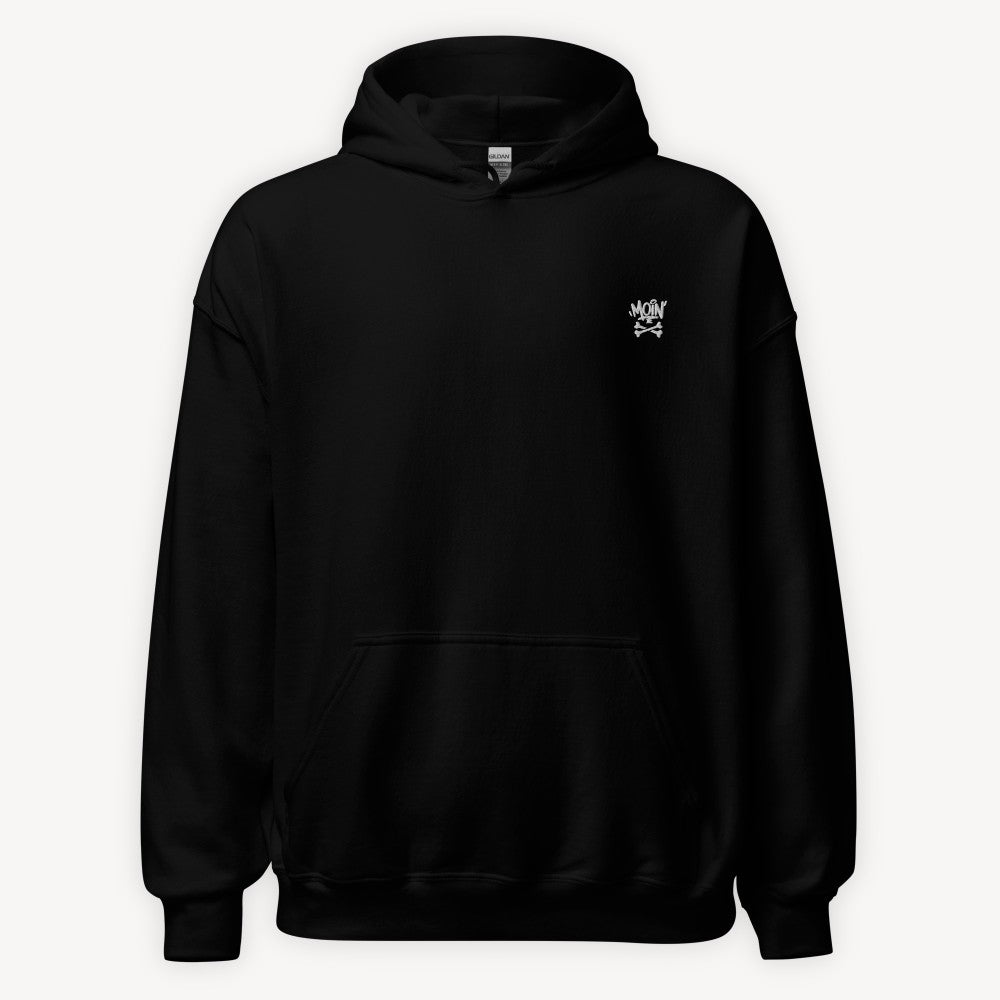 Moin X Hoodie mit Stickmotiv