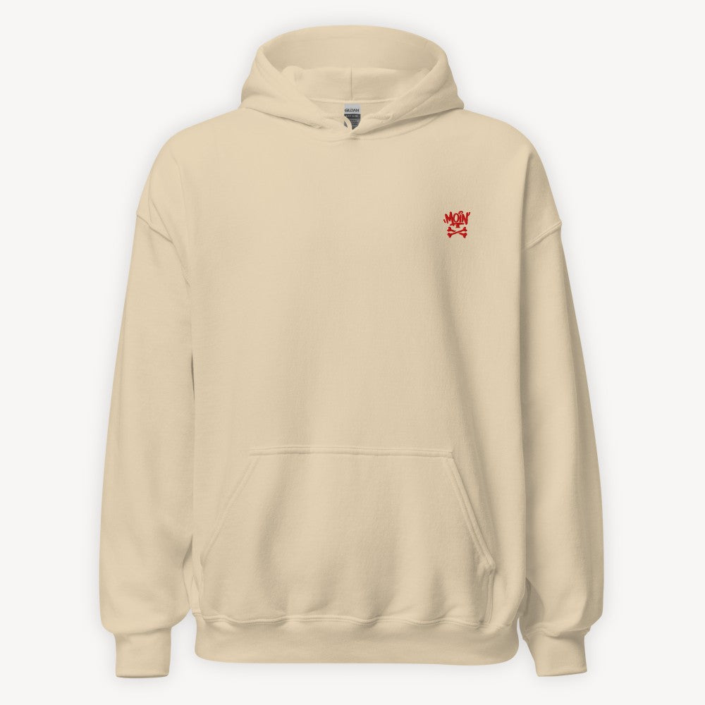 Moin X Hoodie mit Stickmotiv