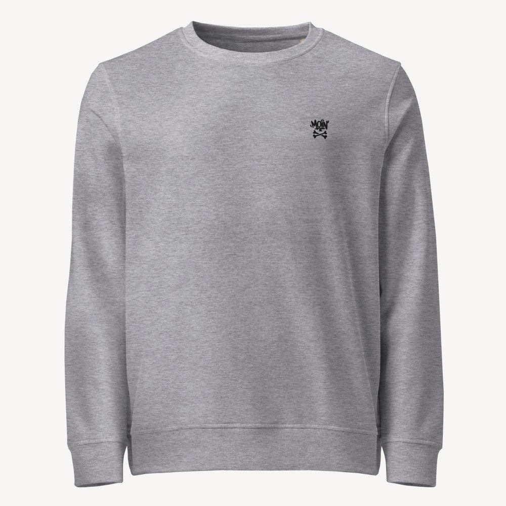 Moin X Bio-Sweatshirt mit Bruststick