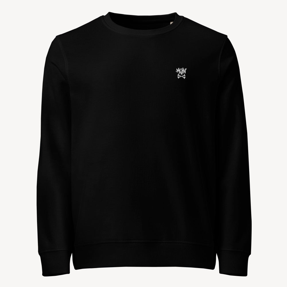 Moin X Bio-Sweatshirt mit Bruststick
