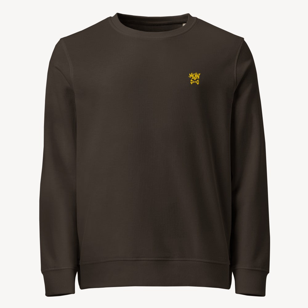 Moin X Bio-Sweatshirt mit Bruststick