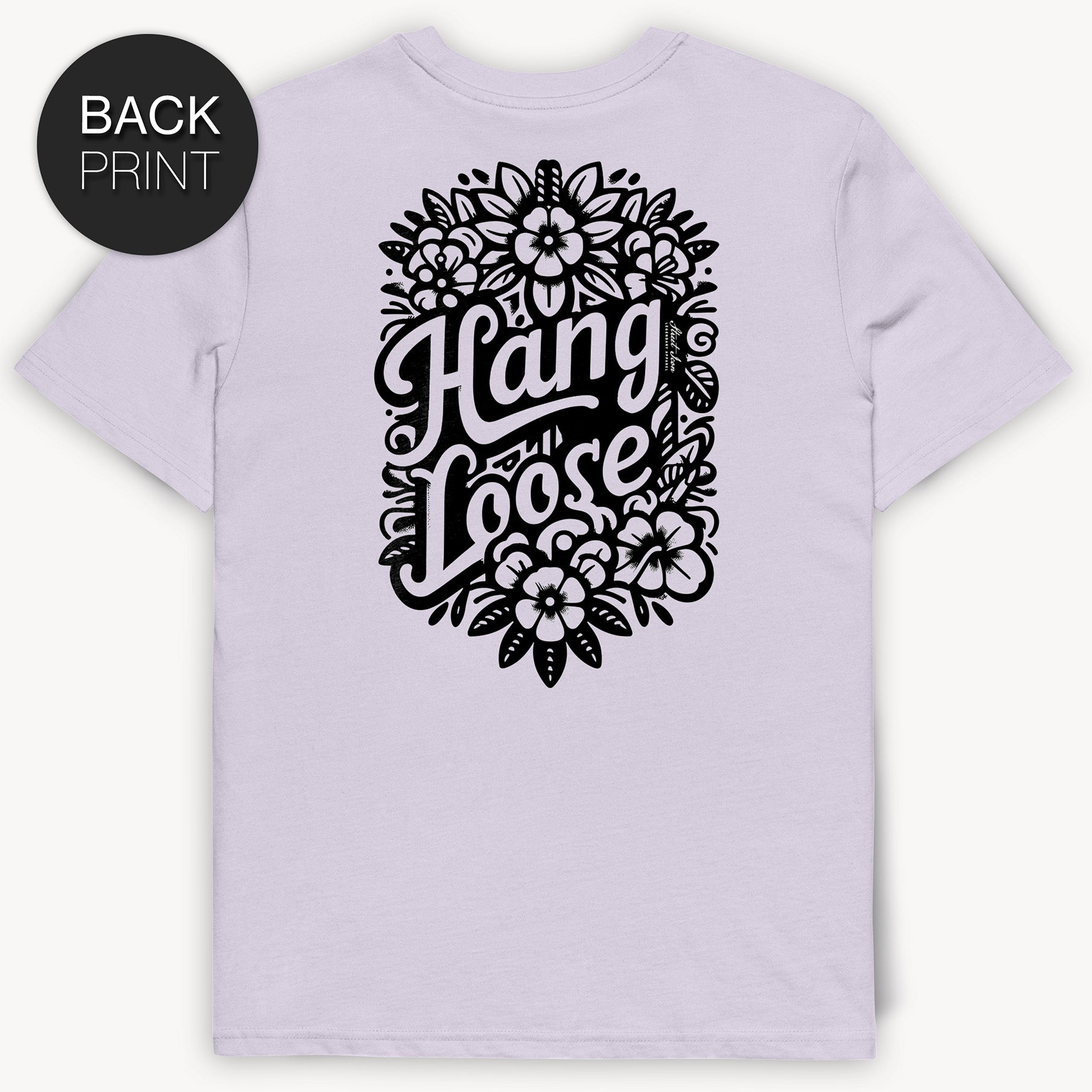Hang Loose Emblem - Premium T-Shirt with Back Print