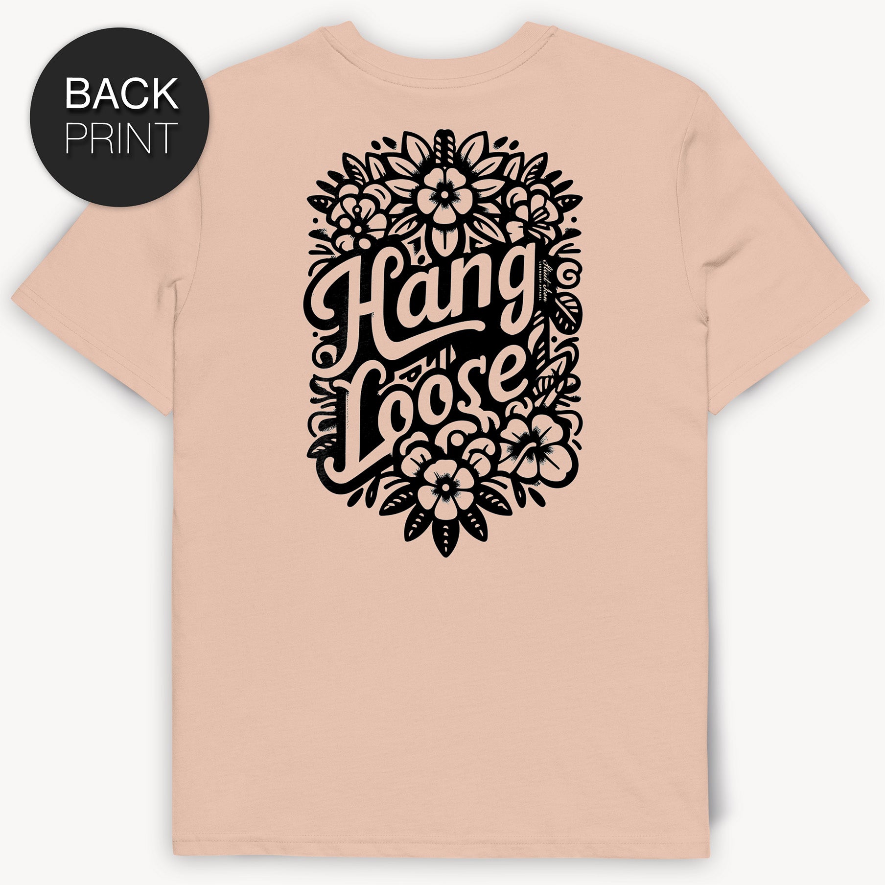 Hang Loose Emblem - Premium T-Shirt with Back Print