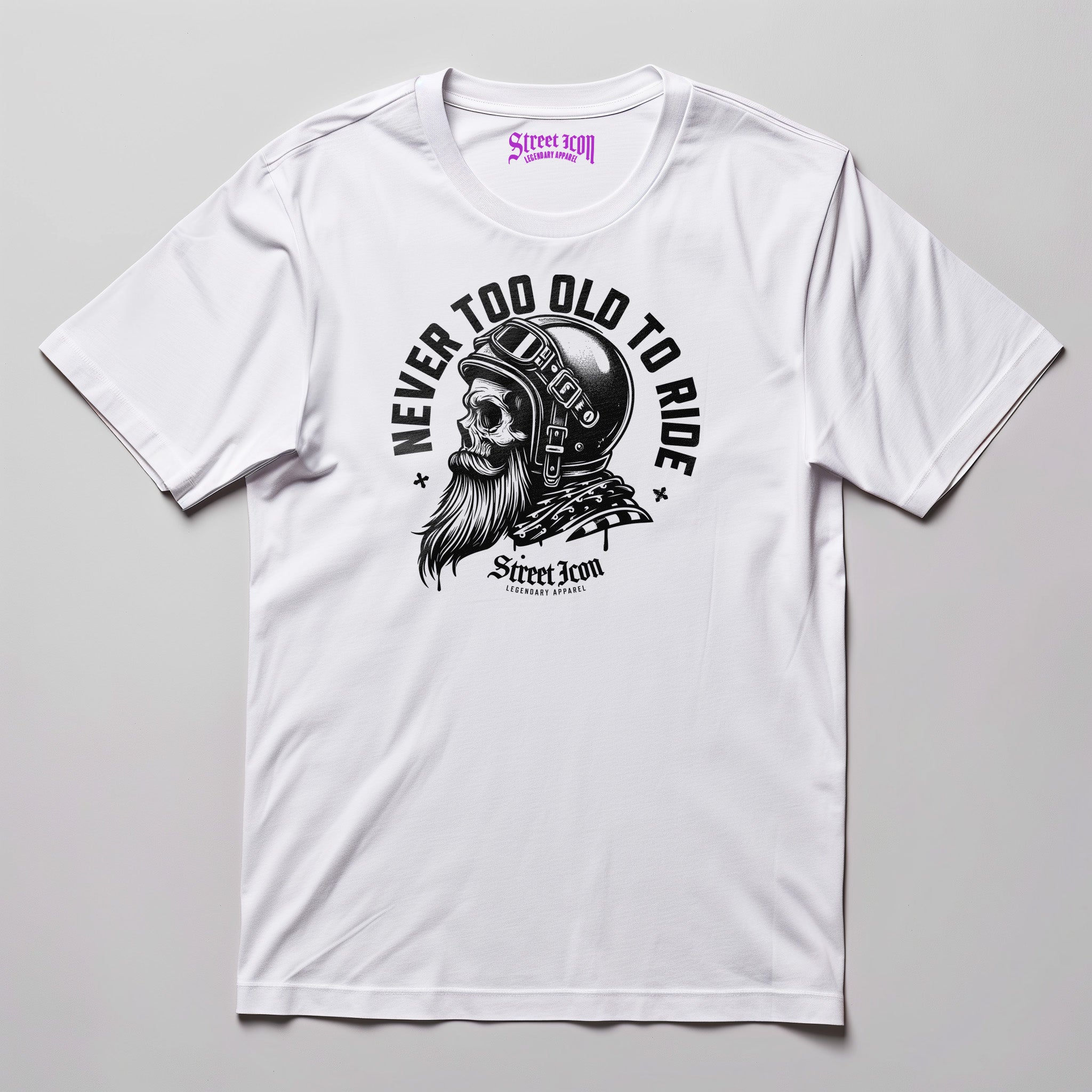Skull: Biker - Premium T-Shirt - Street Icon