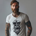 Skull Captain - Premium T-Shirt - Street Icon