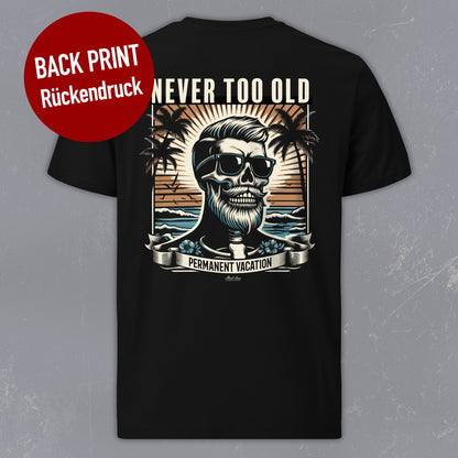 Permanent Vacation - Premium T-Shirt mit Back Print