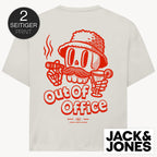 OOO Chill Skull Jack & Jones Oversize T-Shirt, 2-seitiger Print