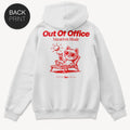 Out Of Office Cat - Hoodie mit Backprint - Street Icon