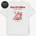 Out Of Office Cat - T-Shirt mit 2-seitigem Print - Street Icon