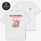 Out Of Office Cat - T-Shirt mit 2-seitigem Print - Street Icon