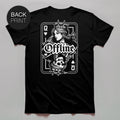 Offline Queen - Premium T-Shirt mit 2-seitigem Druck - Street Icon