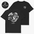 Old Dude Premium T-Shirt mit 2-seitigem Print - Street Icon