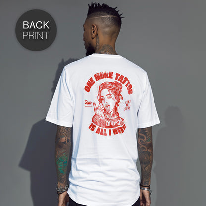 One More Tattoo - T-Shirt mit Backprint