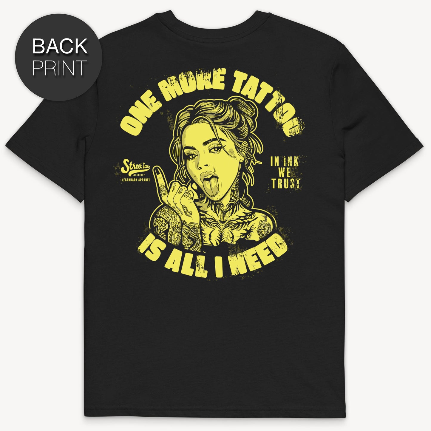 One More Tattoo - Premium T-Shirt with 2-sided print