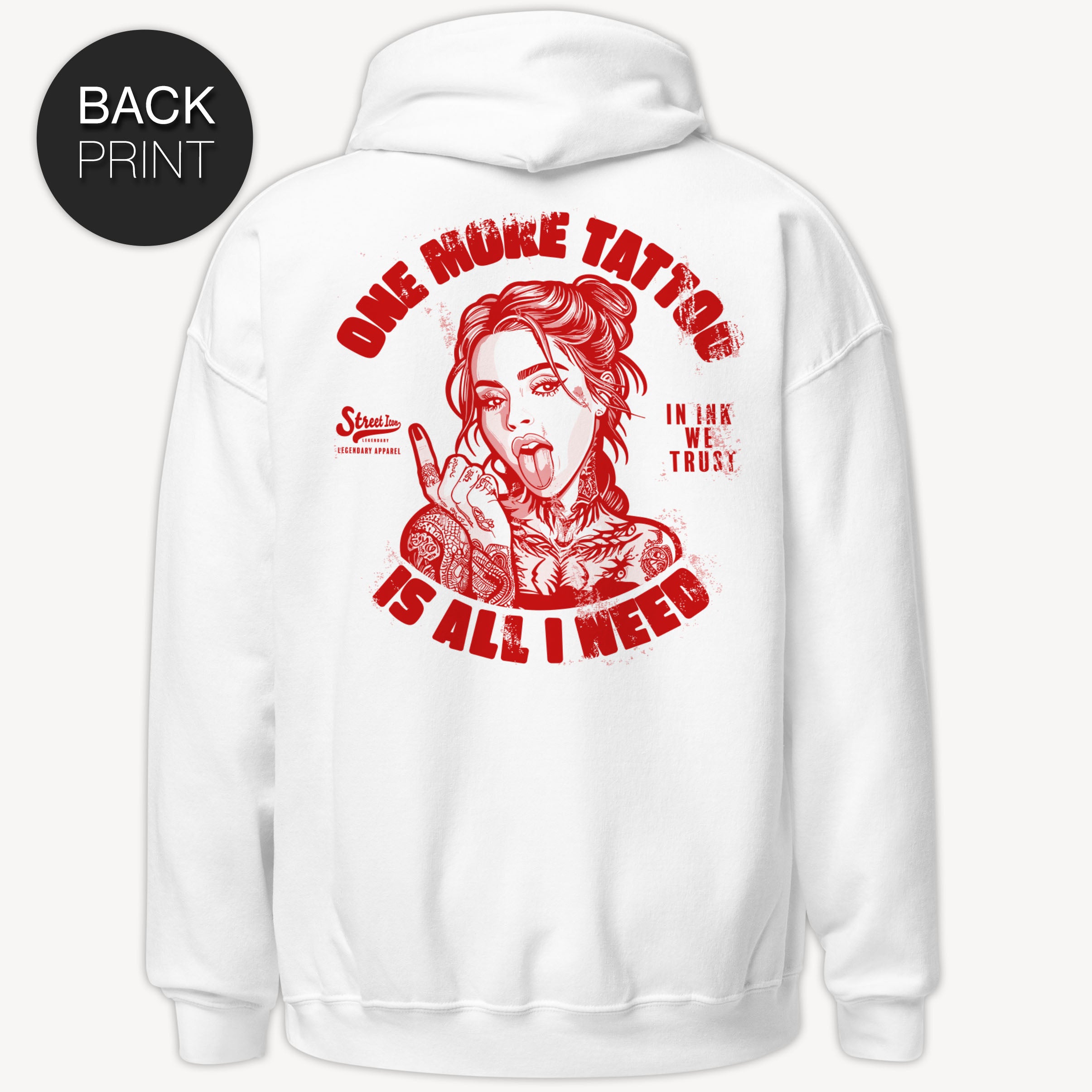 One More Tattoo - Hoodie - Street Icon
