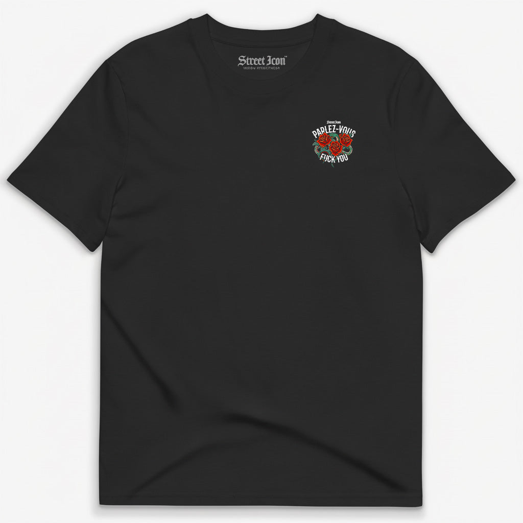 Parlez Vous T-Shirt, 2-seitiger Druck