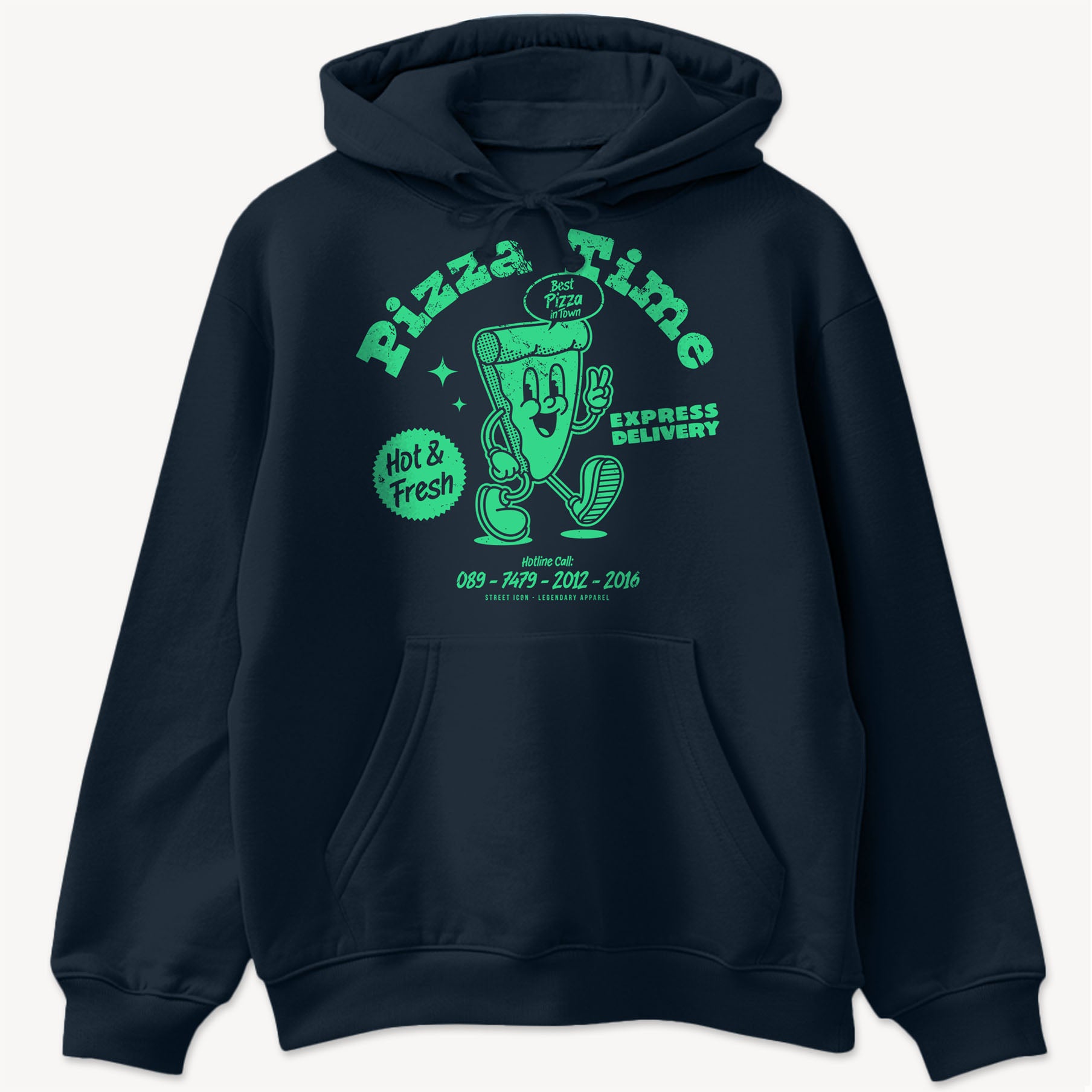 Pizza Time Hoodie - Street Icon