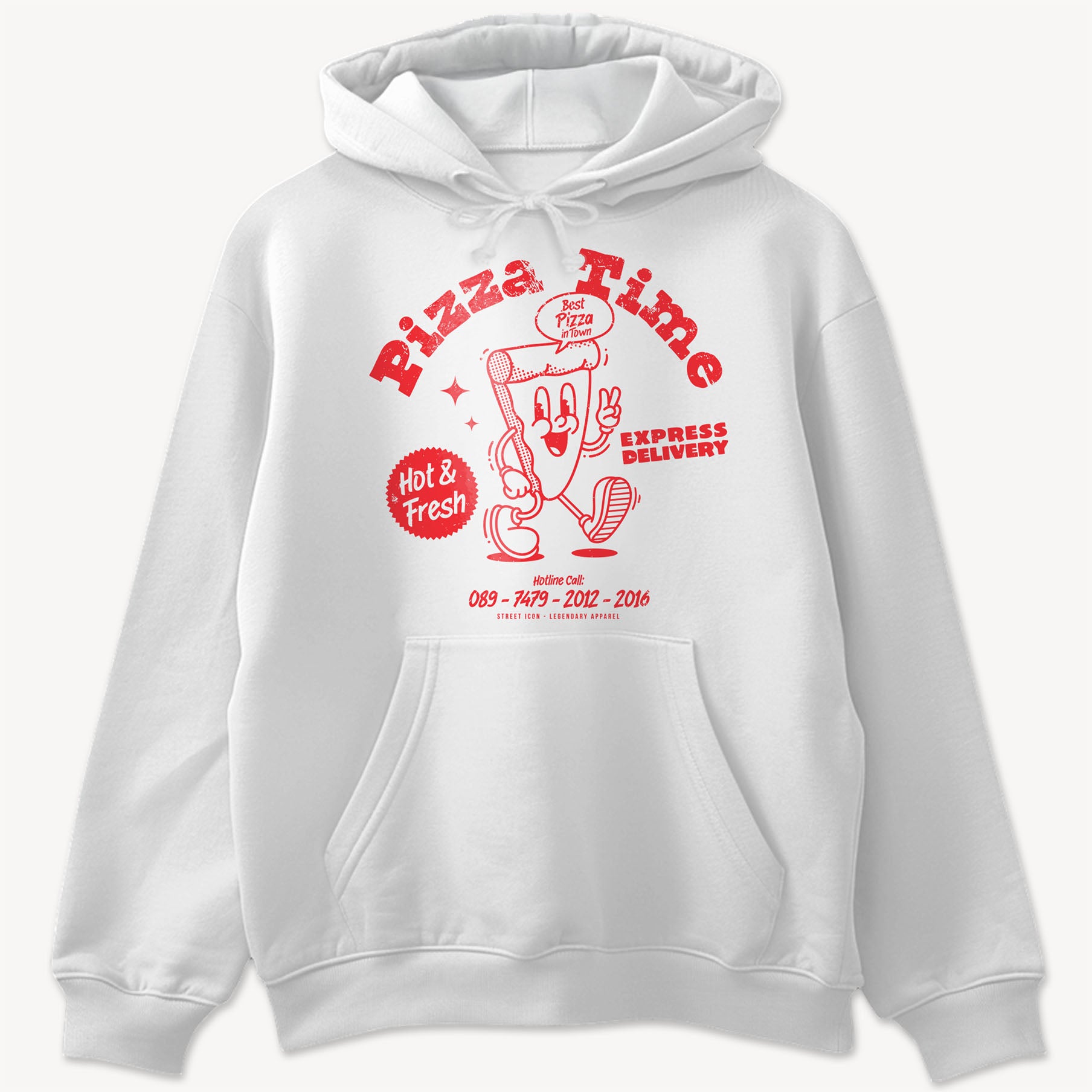 Pizza Time Hoodie - Street Icon