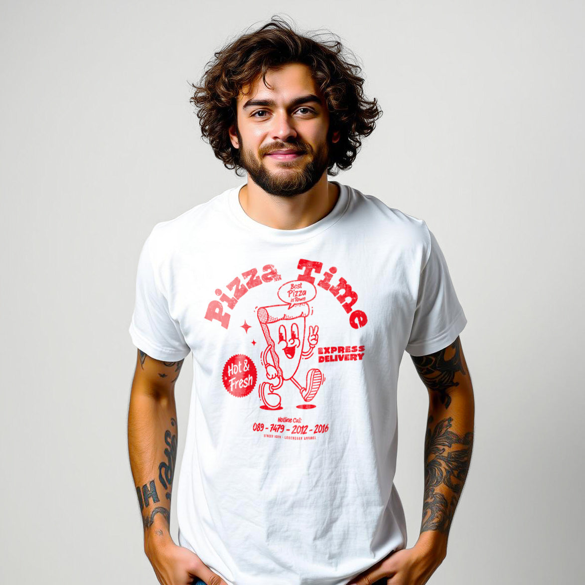 Pizza Time T-Shirt - Street Icon