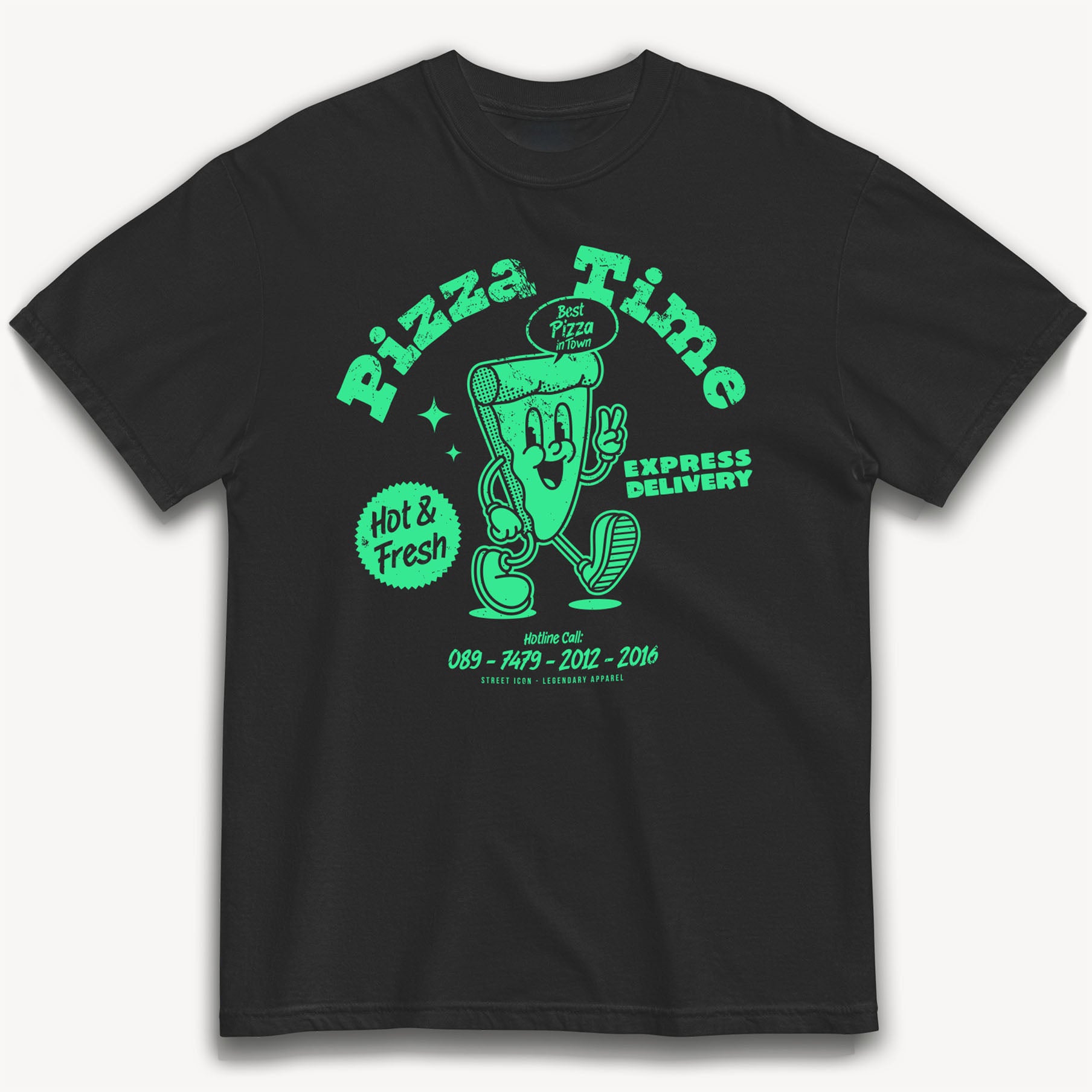 Pizza Time T-Shirt - Street Icon