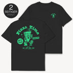 Pizza Time T-Shirt mit 2-seitigem Print - Street Icon