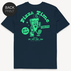 Pizza Time T-Shirt mit 2-seitigem Print - Street Icon