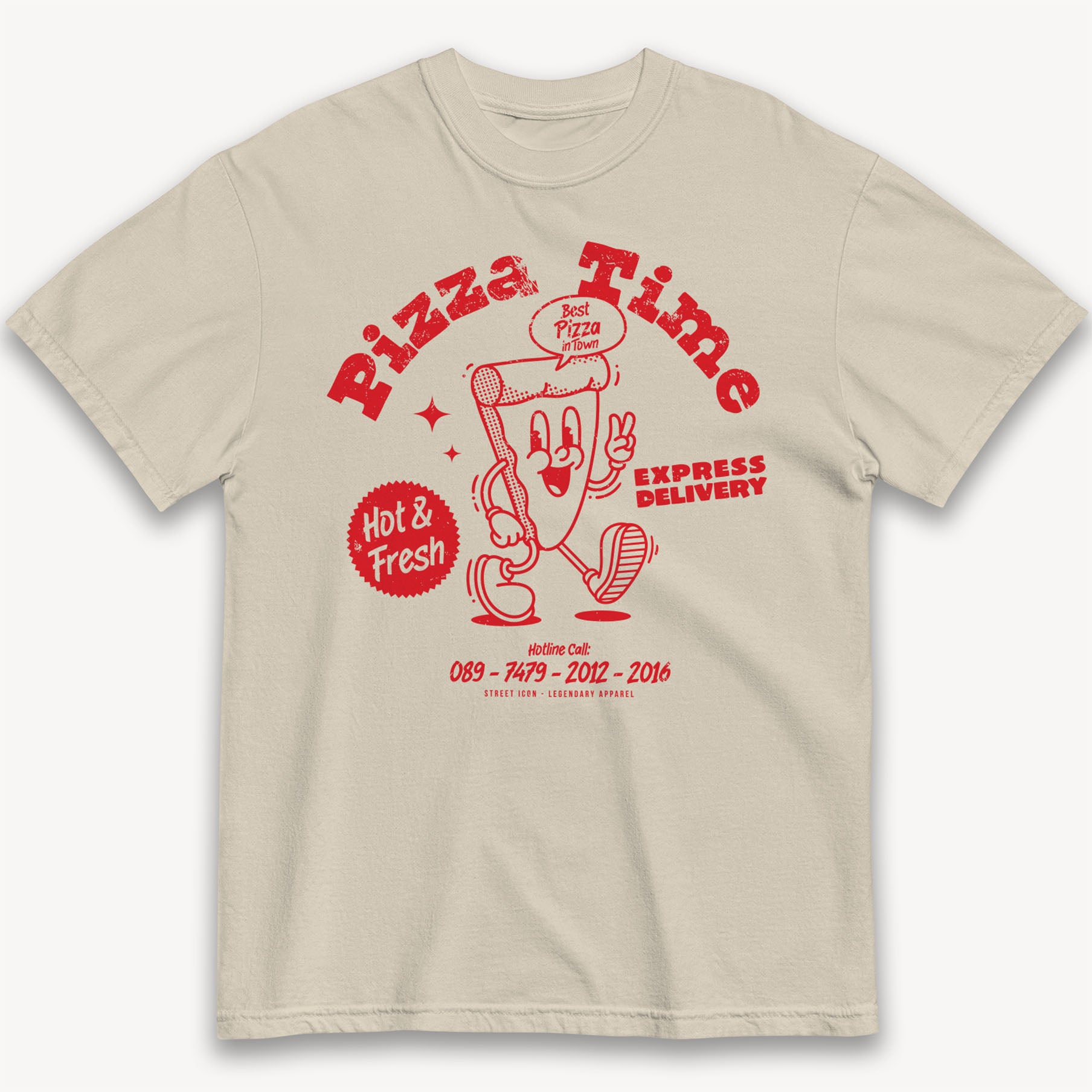 Pizza Time T-Shirt - Street Icon