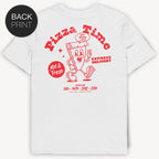 Pizza Time T-Shirt mit 2-seitigem Print - Street Icon
