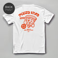 Pizza Love - Premium T-Shirt mit Backprint - Street Icon