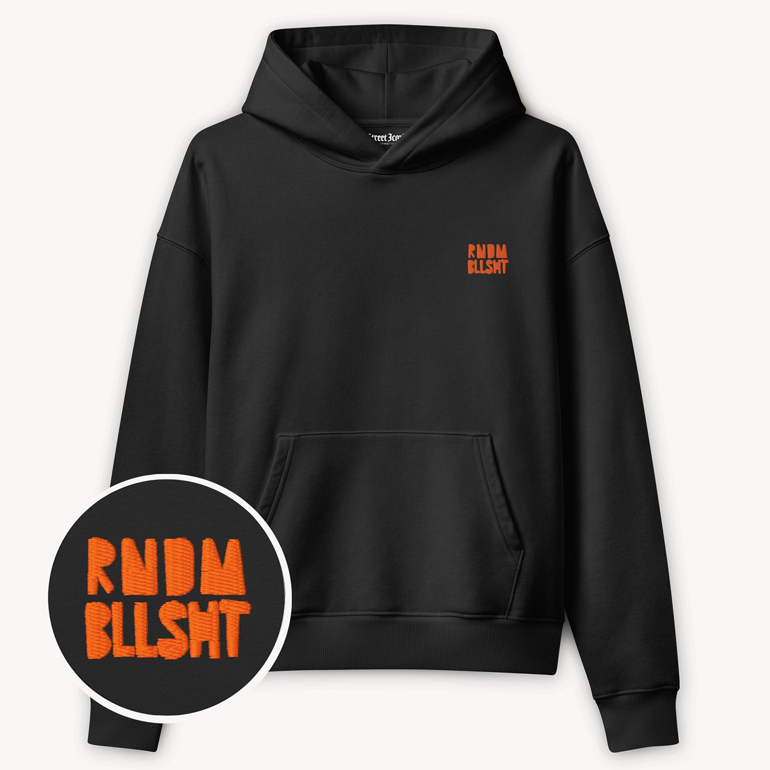 RNDM BLLSHT Premium Hoodie mit Bruststick