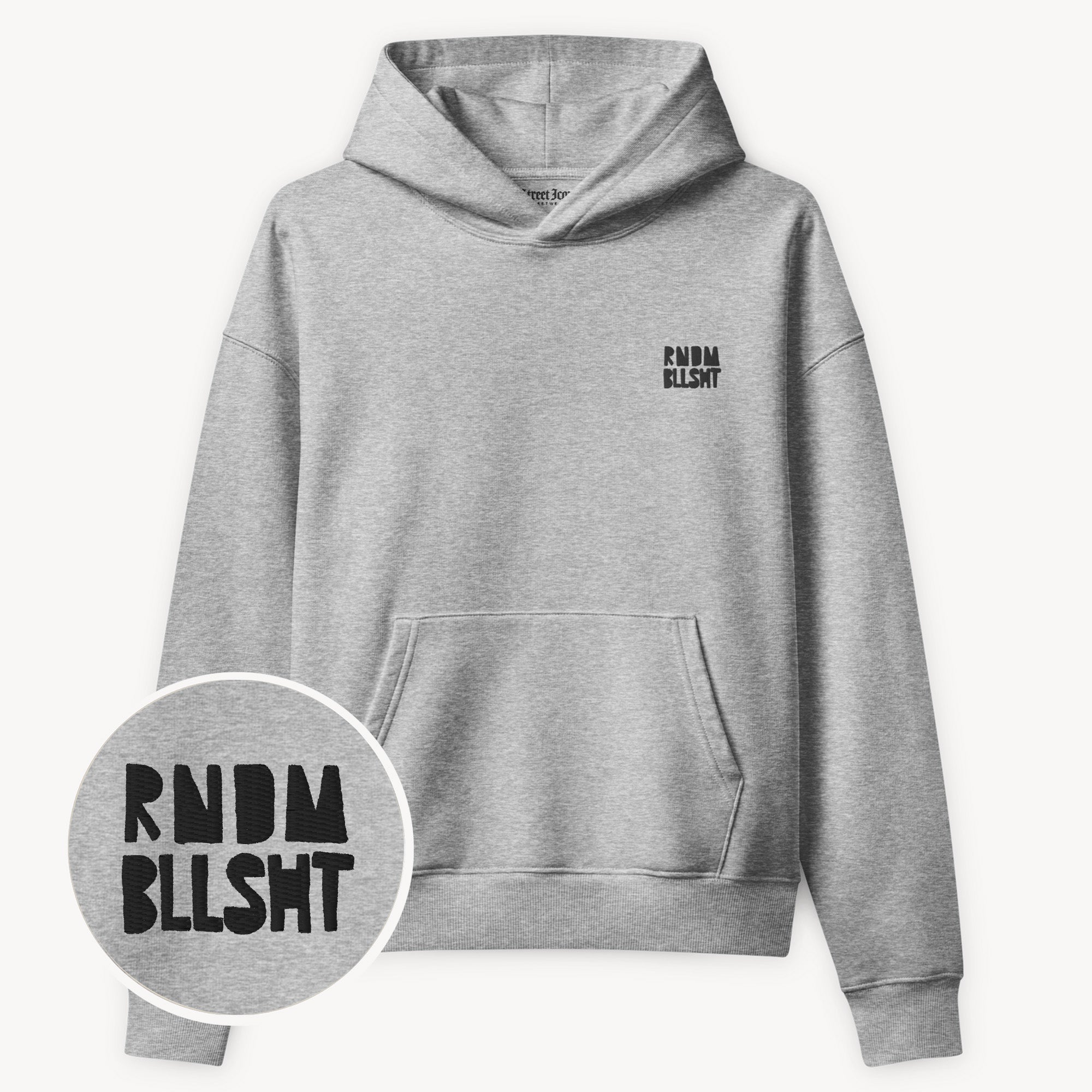 RNDM BLLSHT Premium Hoodie mit Bruststick