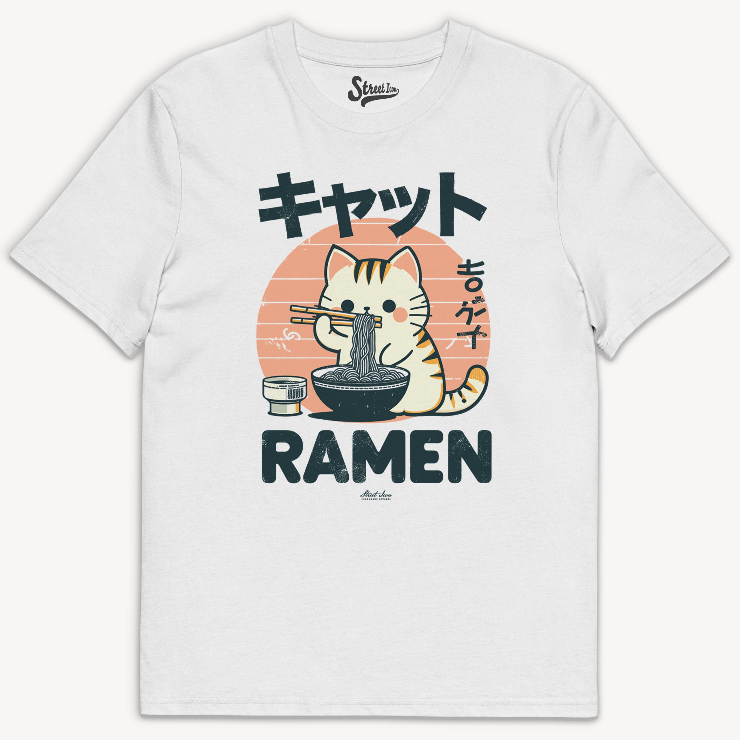 Ramen Kitty - Premium T-Shirt - Street Icon