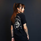 Raven Skull - Premium T-Shirt mit 2-seitigem Druck - Street Icon