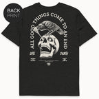 Raven Skull - Premium T-Shirt mit 2-seitigem Druck - Street Icon