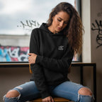 Rebel Soul Premium Hoodie, gesticktes Emblem, Back Print, Unisex
