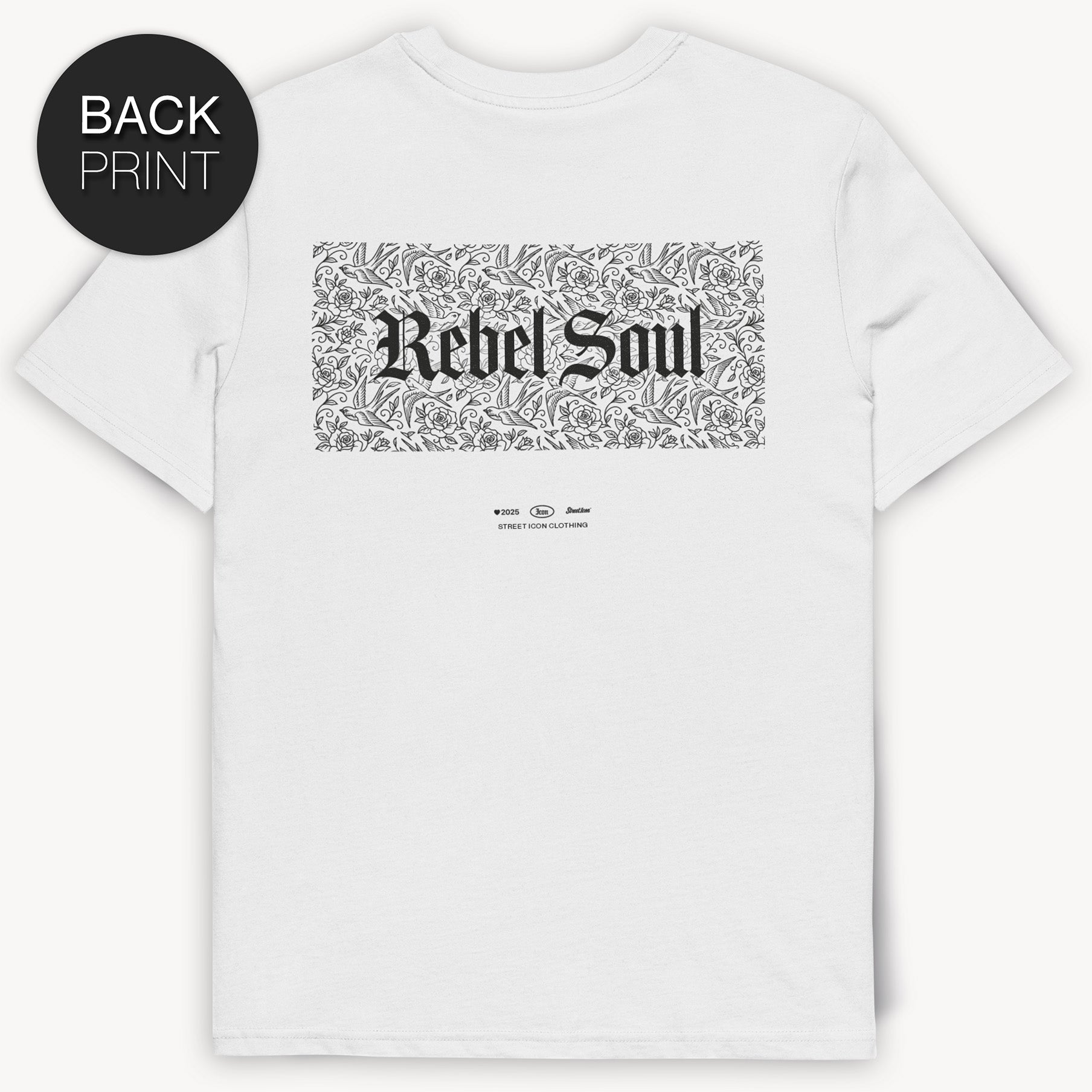Rebel Soul T-Shirt, 2-seitiger Print
