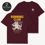 Catletics Running T-Shirt mit 2-seitigem Print