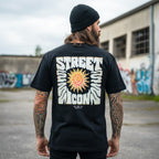 Street Icon Flame T-Shirt mit 2-seitigem Print