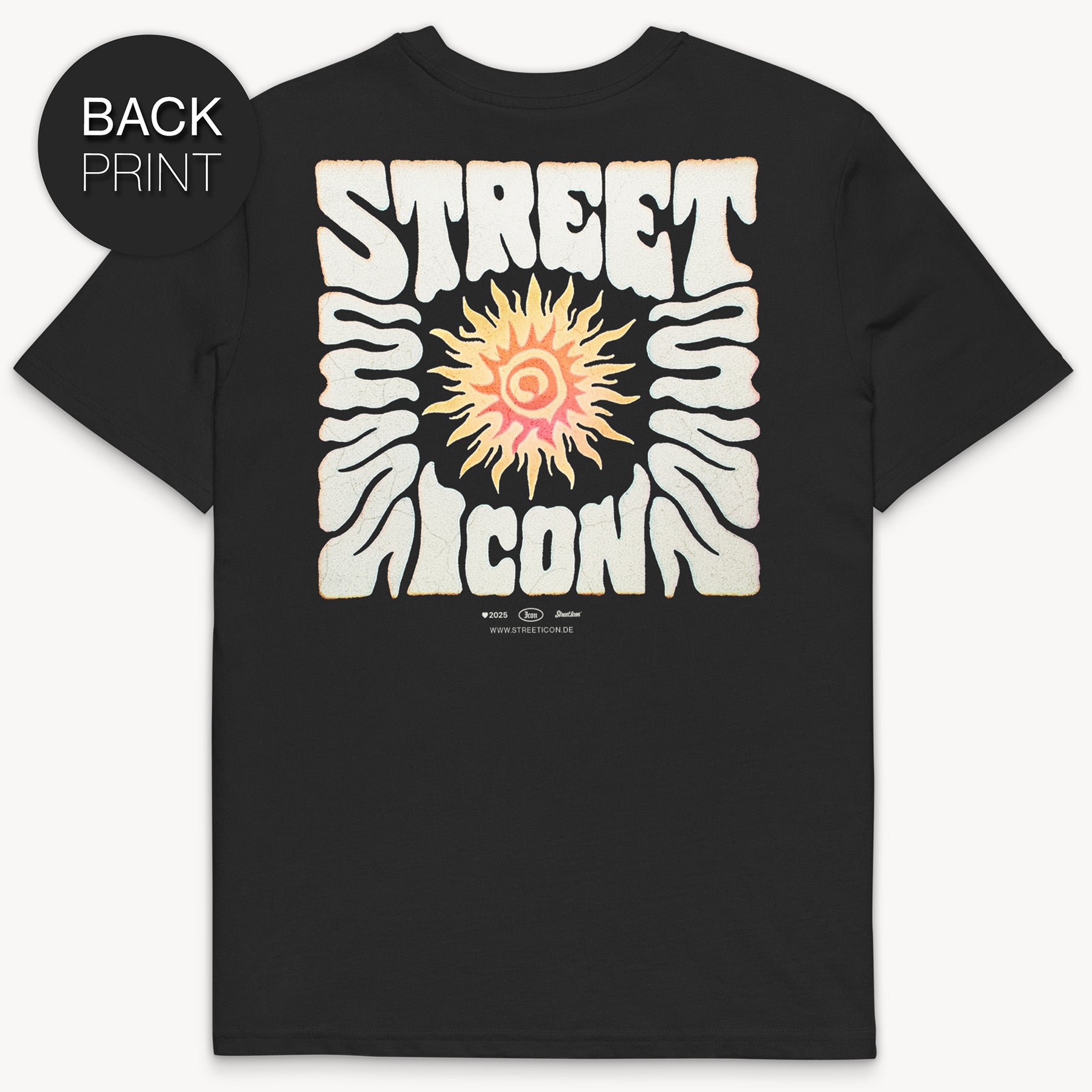 Street Icon Flame T-Shirt mit 2-seitigem Print