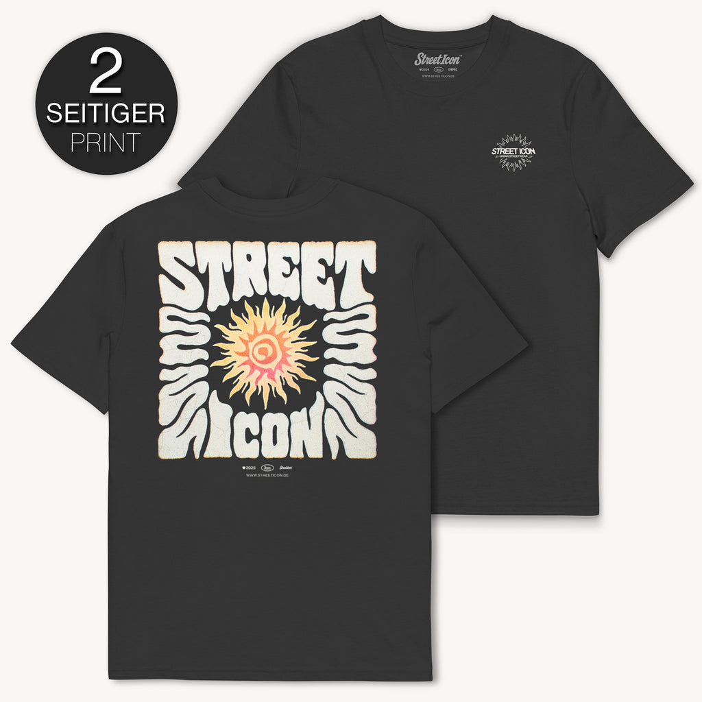 Street Icon Flame T-Shirt mit 2-seitigem Print